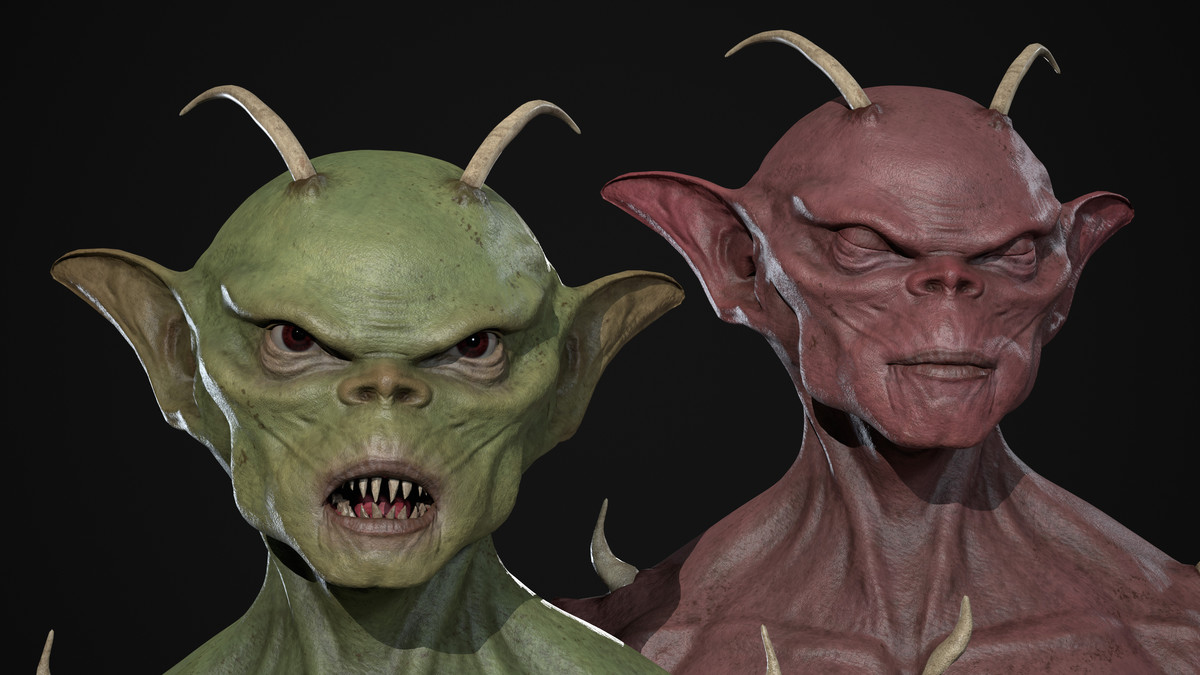Realistic Reptilian Character