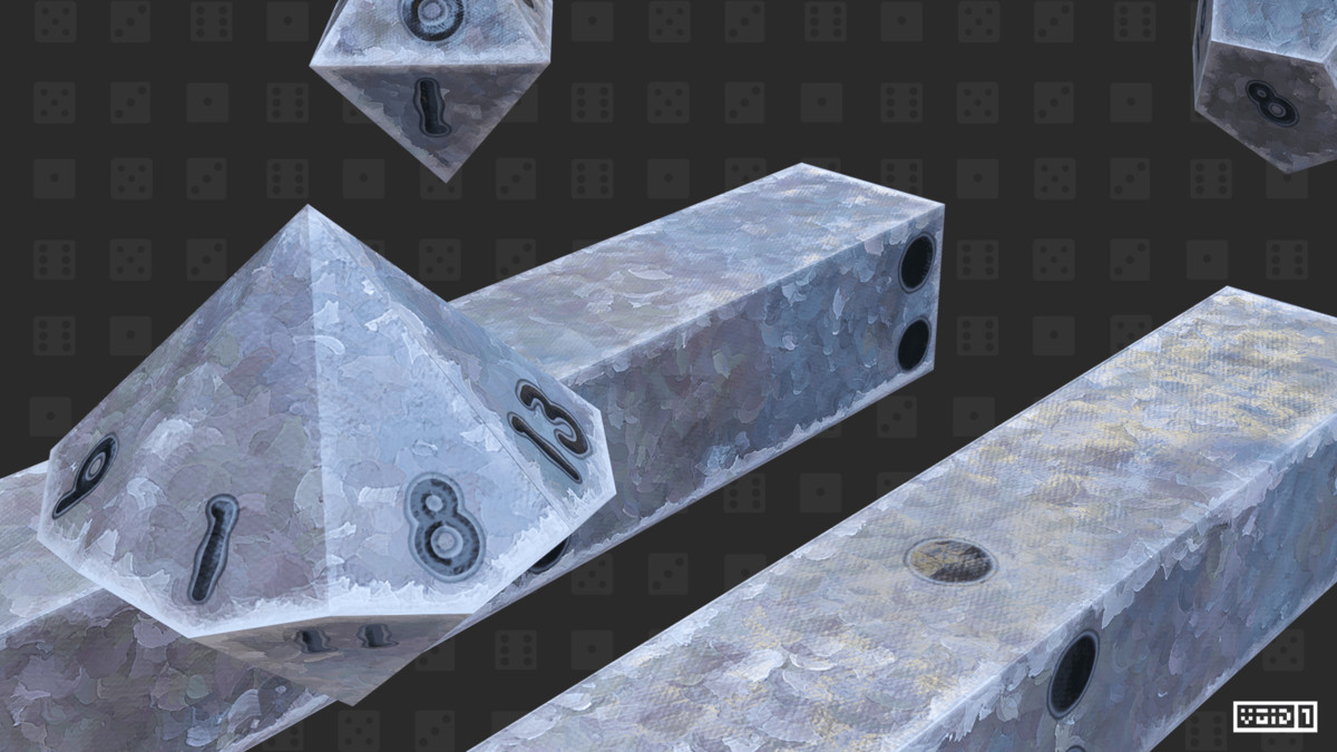 Rounded 3D Dice Models PRO