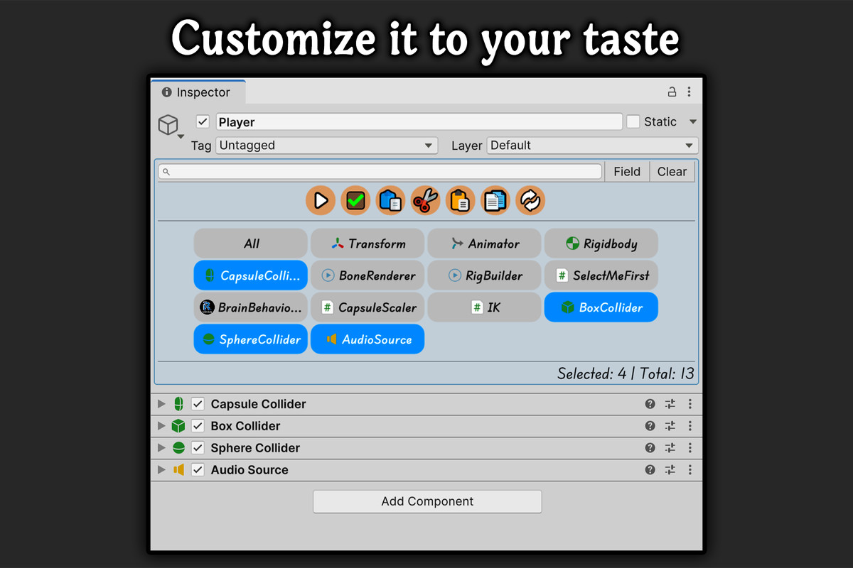 Inspector Palette