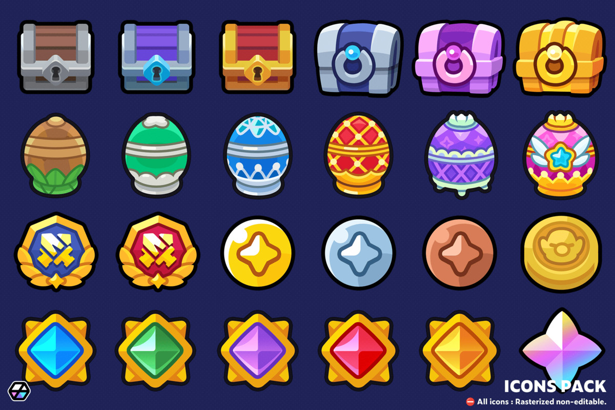 2D Icons - Casual Icon Pack