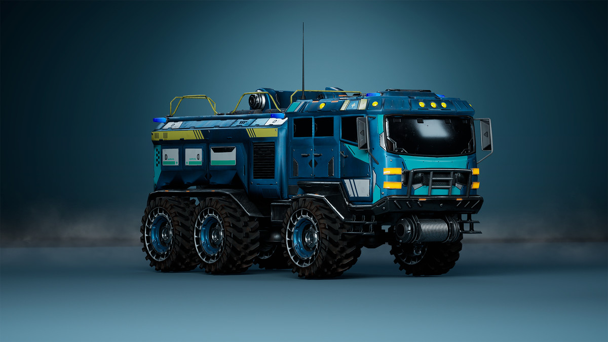Sci-Fi Transport - Fireman truck