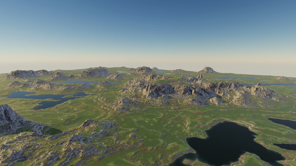 Procedural Terraces & Lava 8K - 36 Terrains