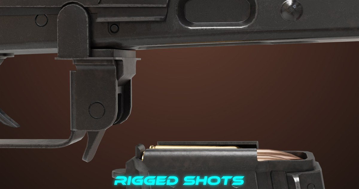 Light Machine Gun 10 Wood URP HDRP Textures