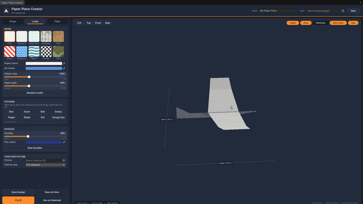 Fold & Fly: Paper Plane Controller With Creator