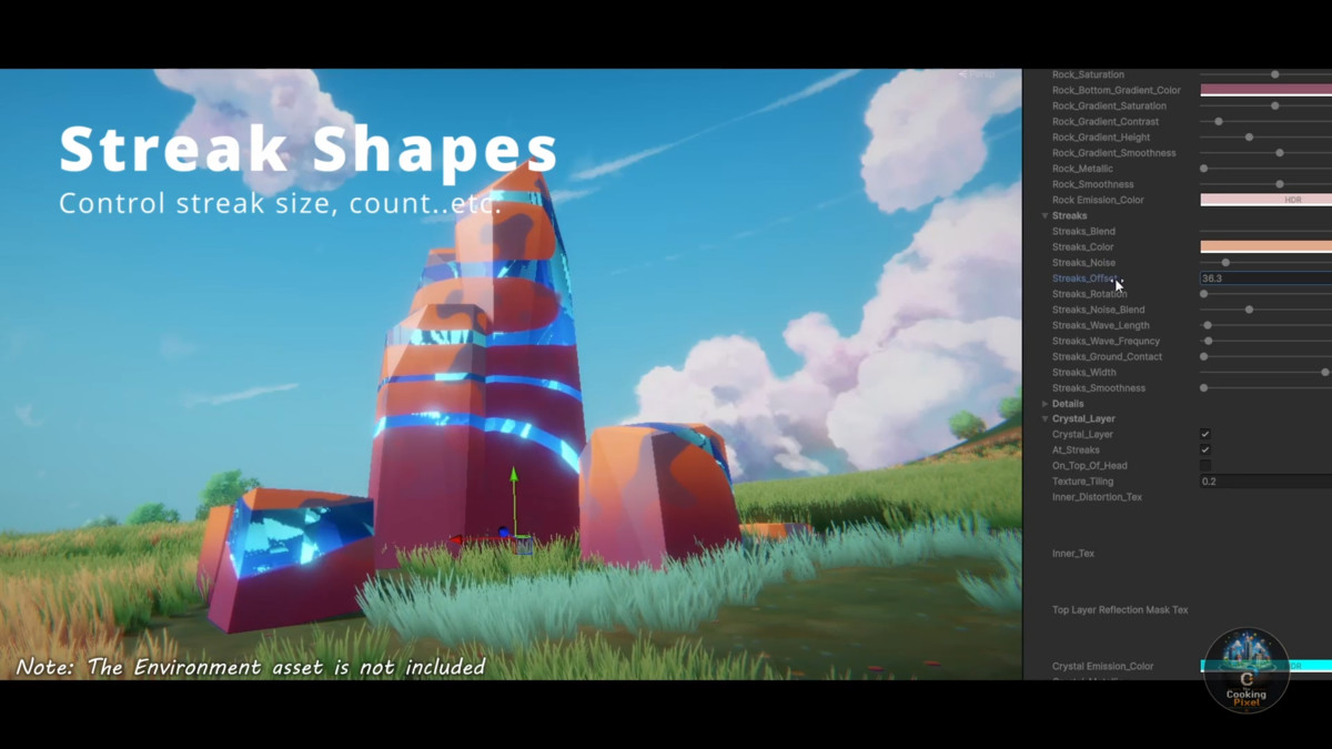Procedural Stylized Rock Generator