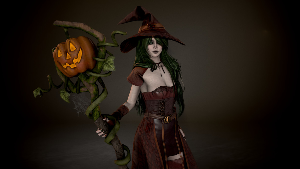 Witch 3D Character