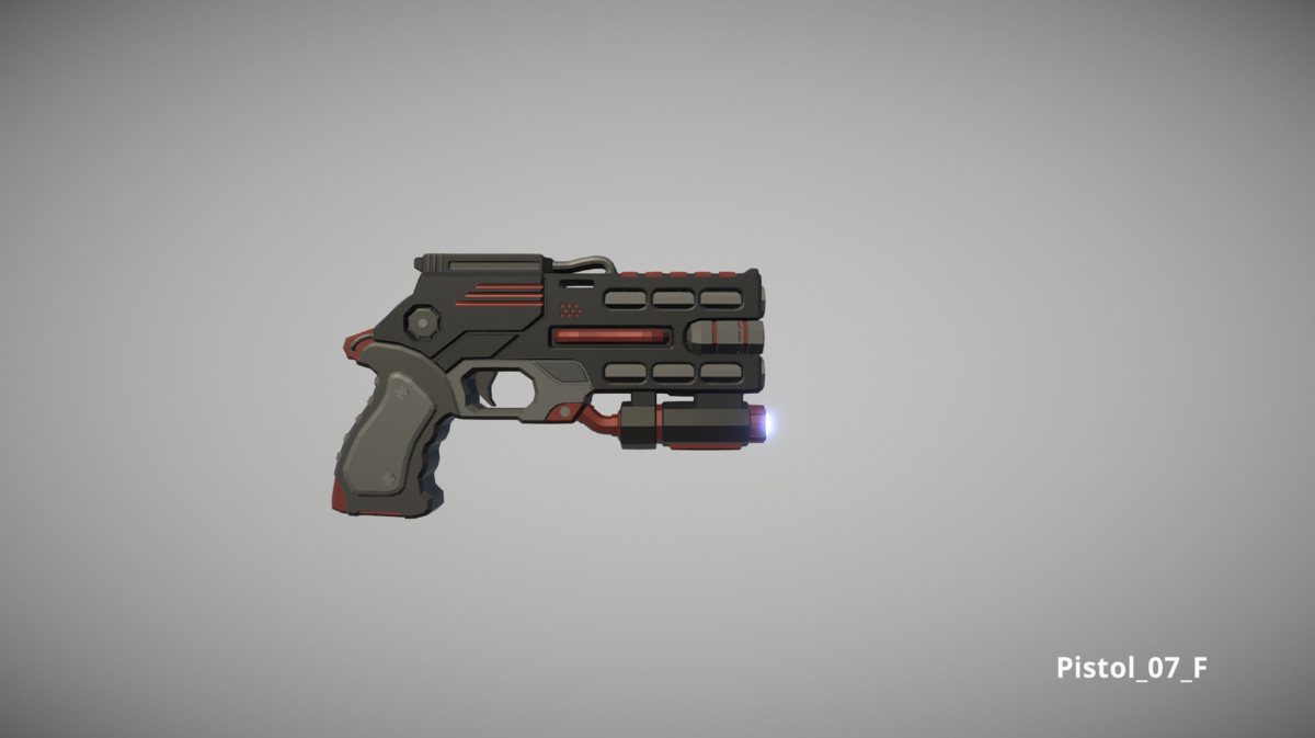 Cyberpunk Armory - Low Poly