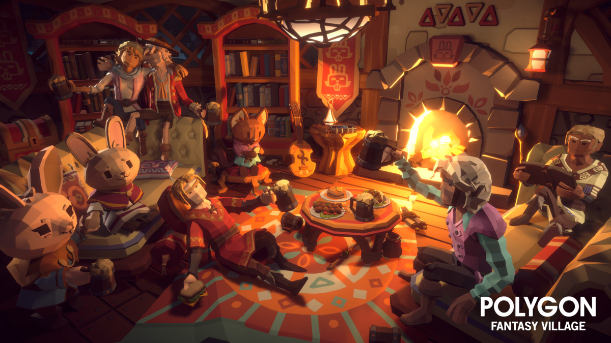 POLYGON - Fantasy Village - Art by Synty, image 12