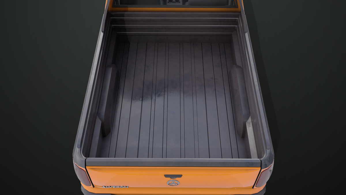 Pickup Truck01 Orange URP HDRP Textures