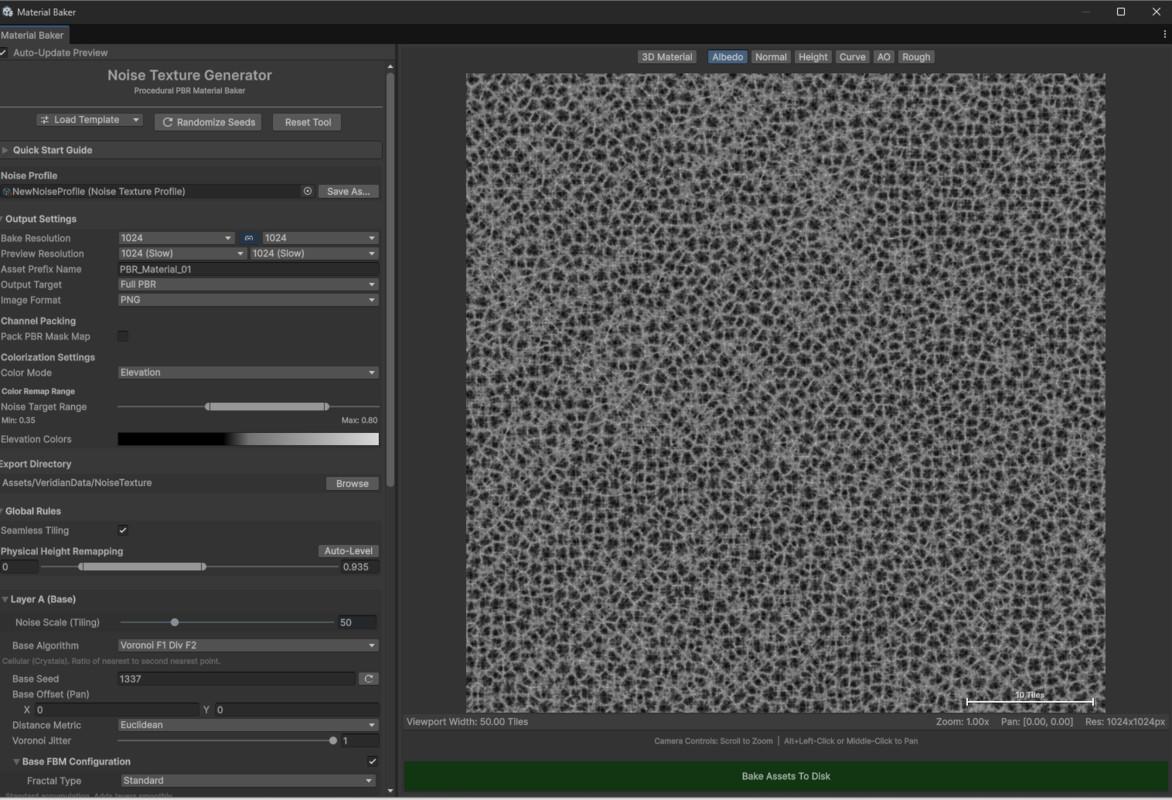 Noise Texture Generator: Procedural PBR Baker