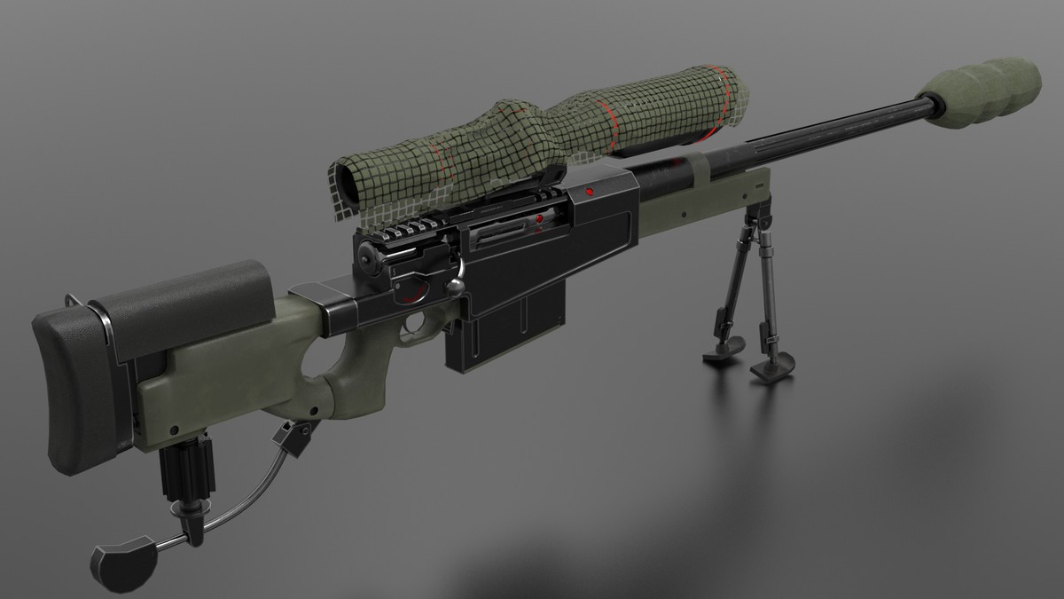 AXW-50 Sniper Rifle ( Fps - Tps)