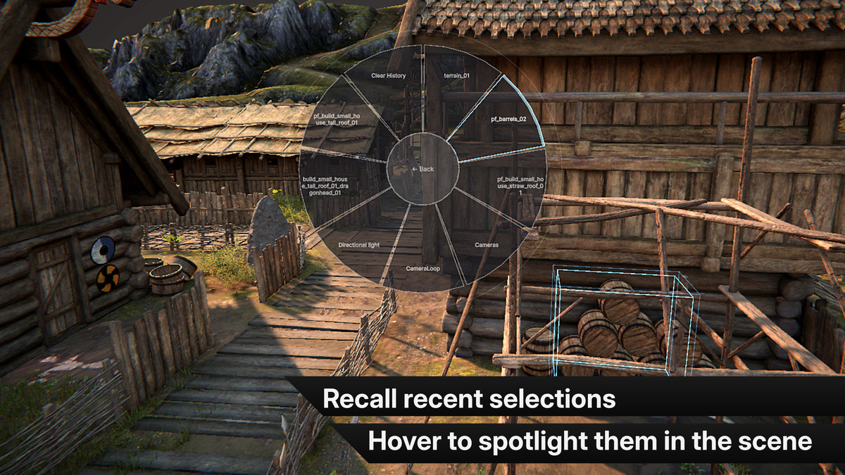 SceneWheel - Radial Tool Menu for Scene View