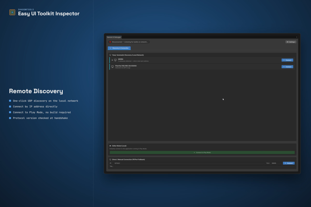 Easy UI Toolkit Inspector