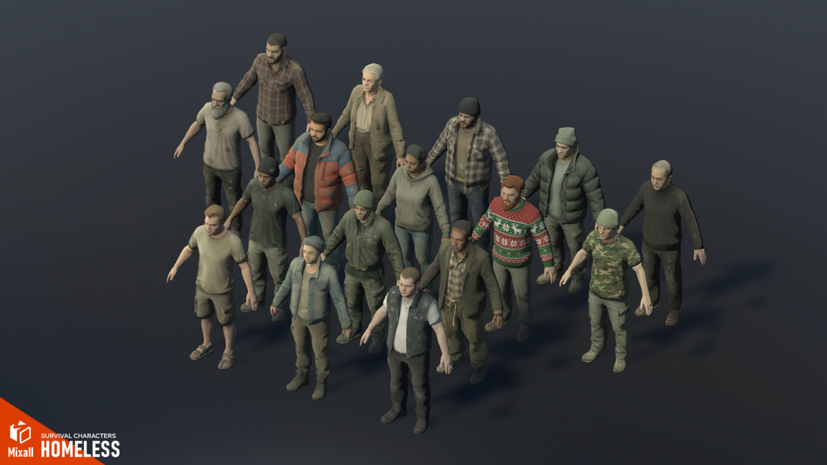 Homeless - survival characters