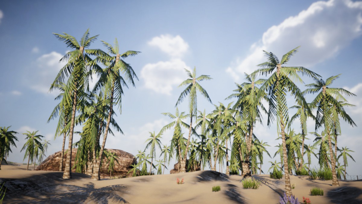 Mobile Palm Tree Bundle (for URP)