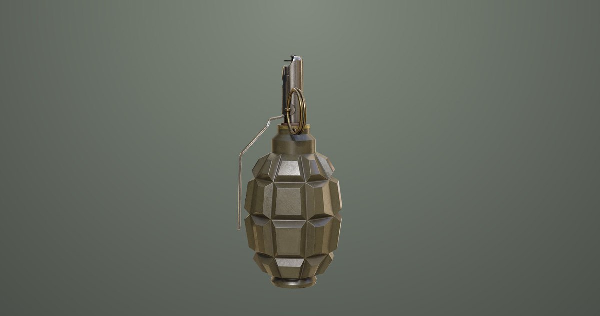10 Grenades Single Mat URP HDRP Textures