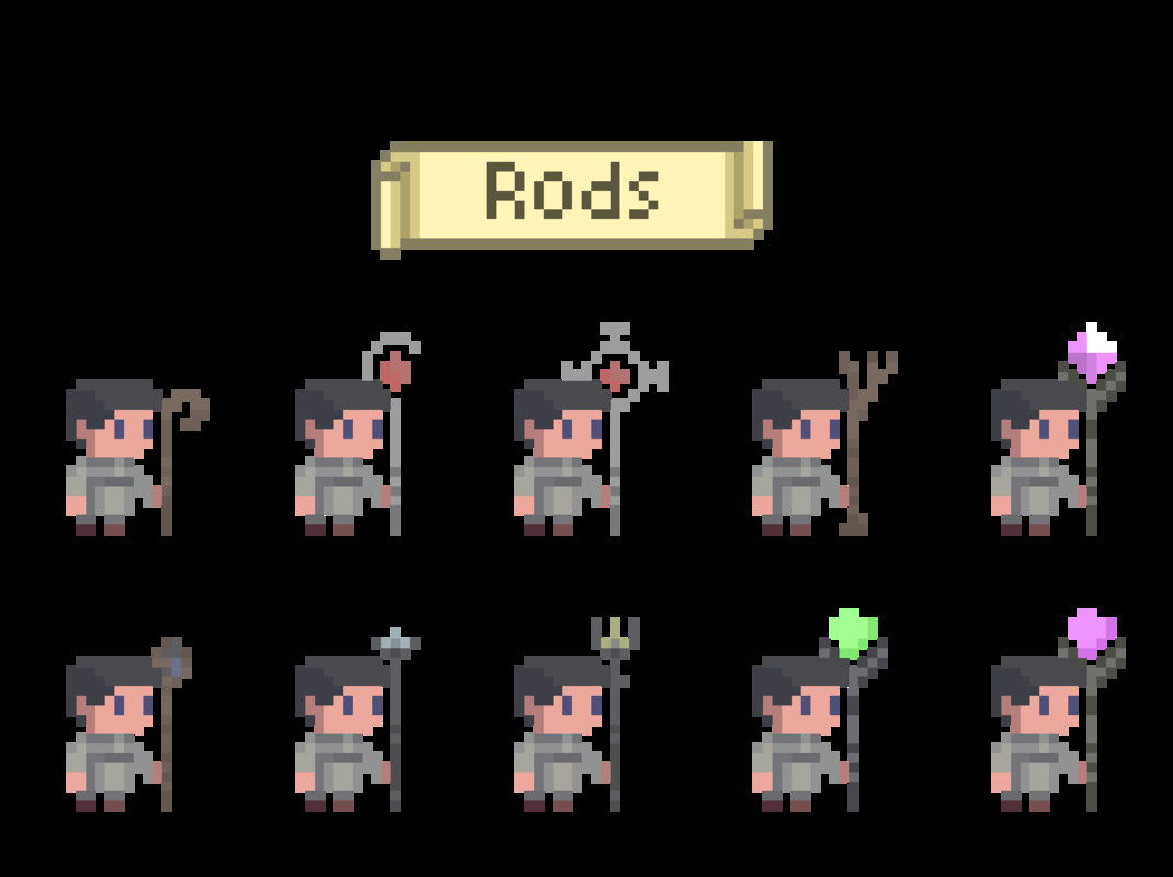 Pixel Art Modular RPG Characters