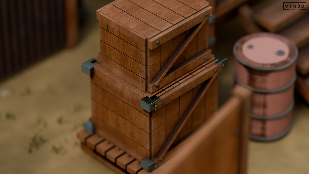 Paintball Field Modular Pack - 74 Textured Environment Assets