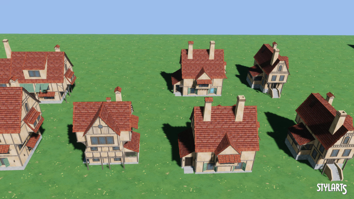 Stylized Medieval Market Fatpack
