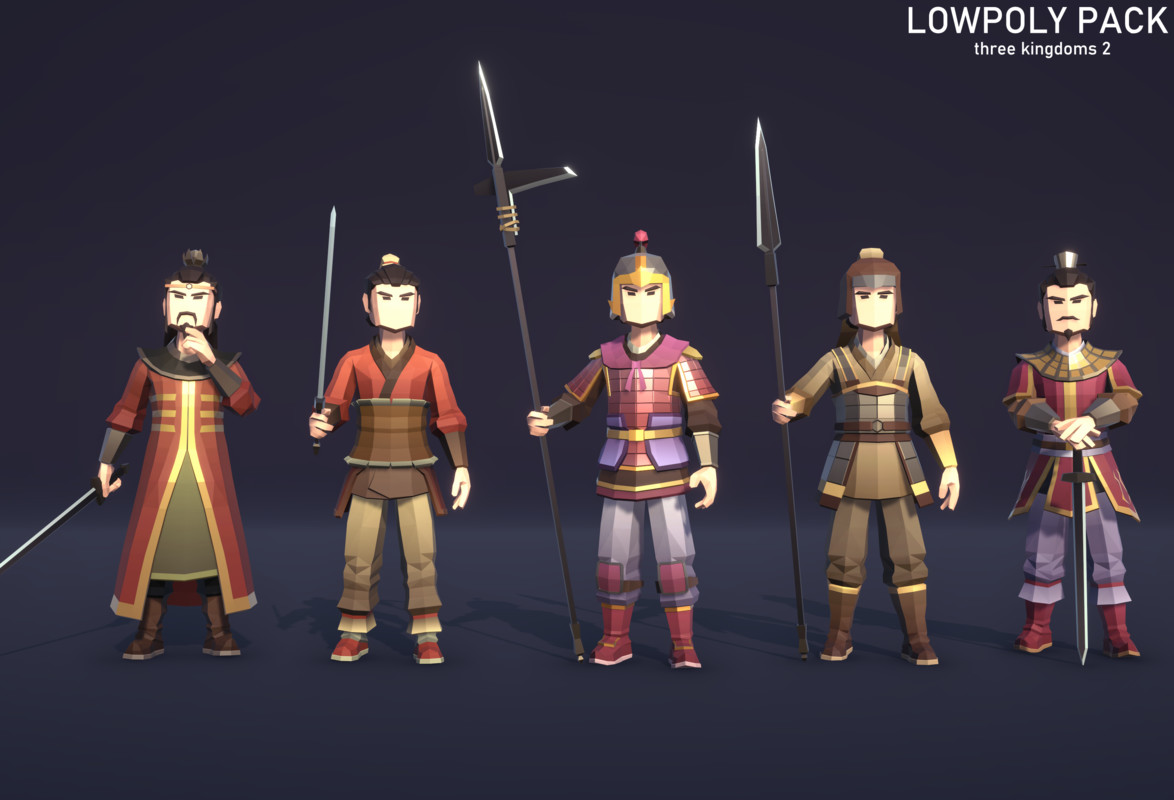 LowpolyPack_Three Kingdoms 2