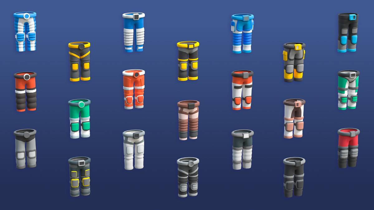 Astronaut Characters - Low Poly 3D Models Pack