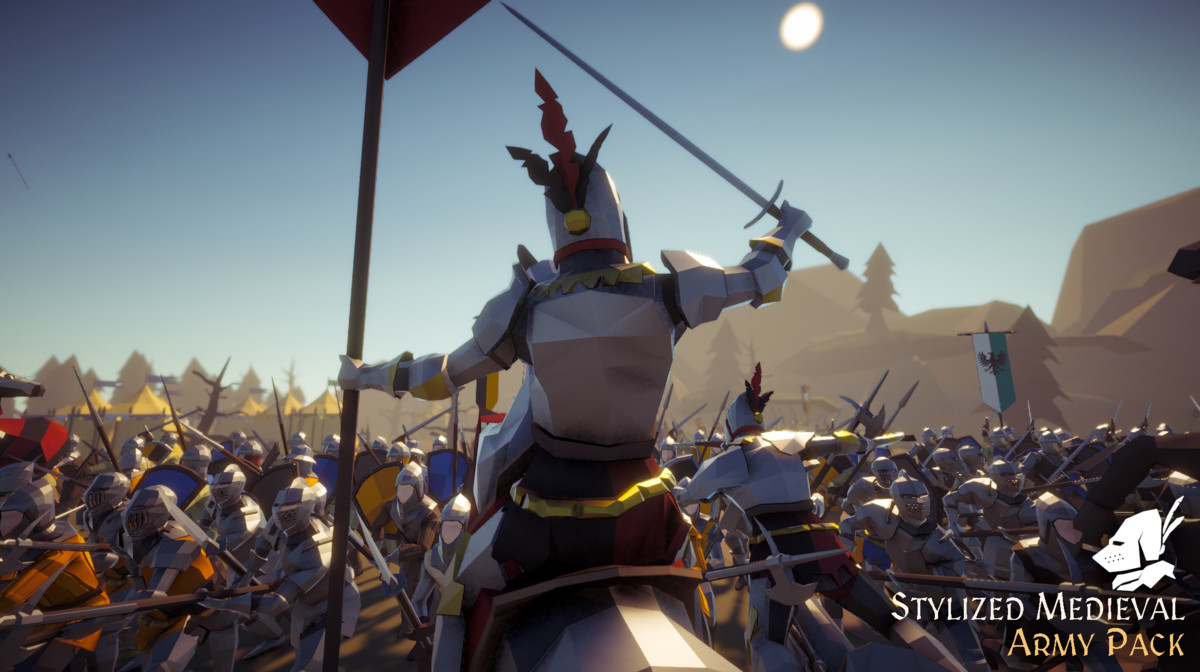 Stylized Medieval Army Pack – Low Poly Characters & Units
