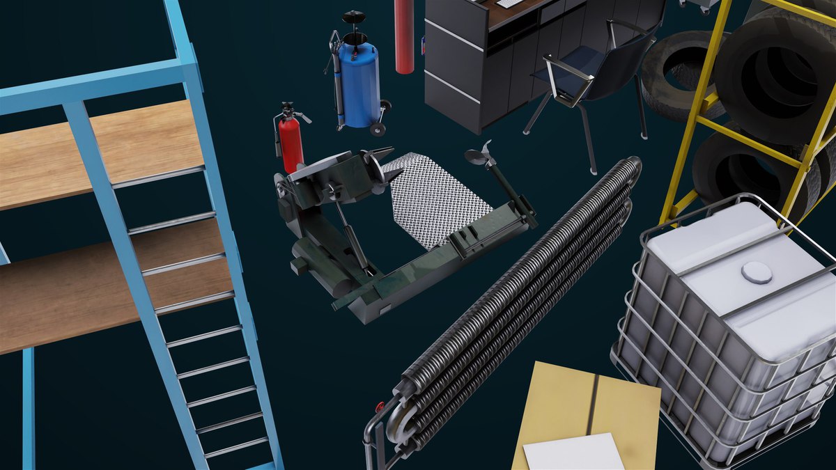 Workshop Tools Pack 01 UPR HDRP Textures