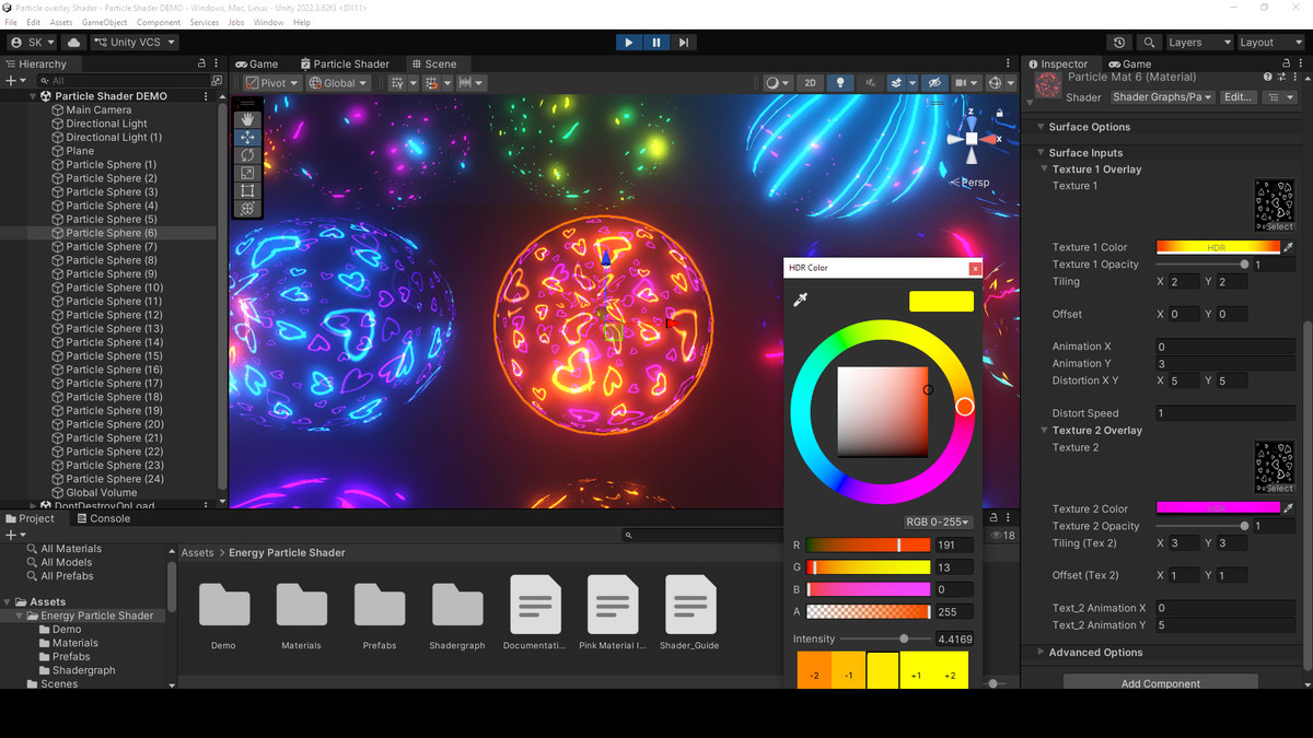Energy Particle Shader