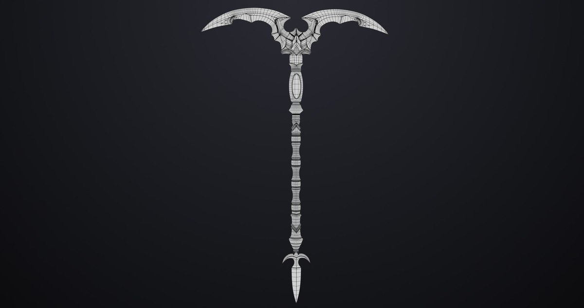 3 Medieval Battle Axes URP HDRP Textures