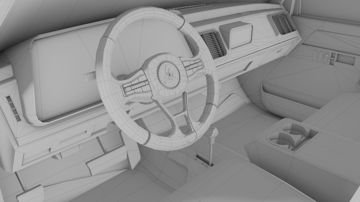 Pickup Truck01 Orange URP HDRP Textures