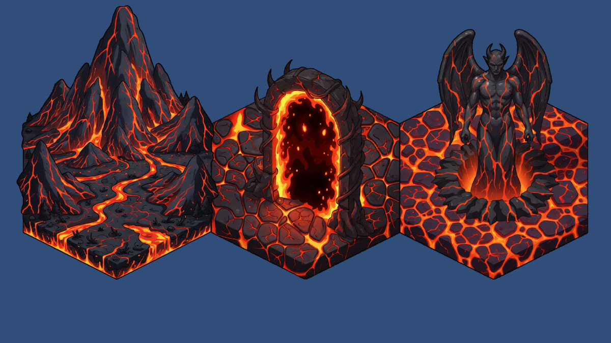 Ultimate Hex World Tiles Pack - Triple Realms Edition