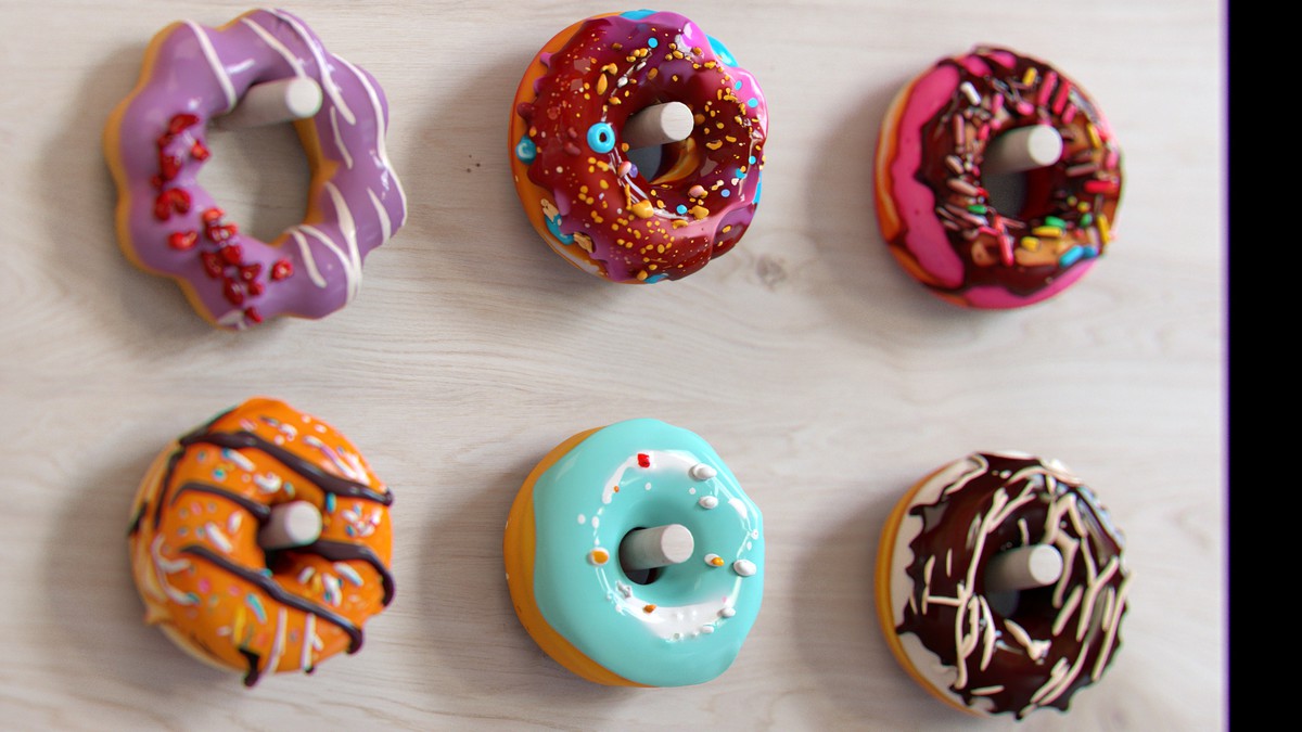 Sweet Dessert Asset Pack (Donuts, Cupcakes, Cake, Ice Cream, Candy)