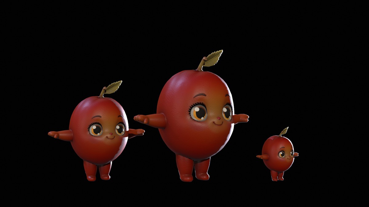 Chibi Fruit Peach