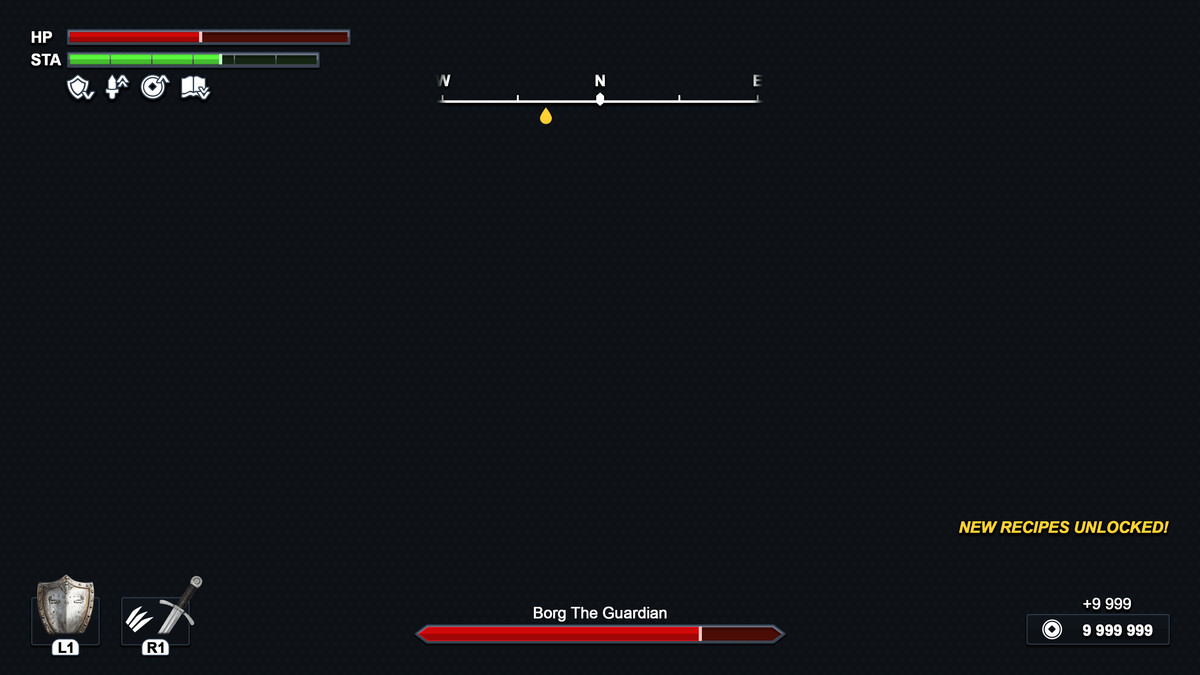 Clean Dark Fantasy GUI Pack