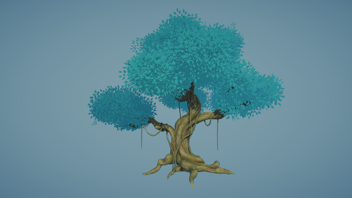 Animated Stylized Trees