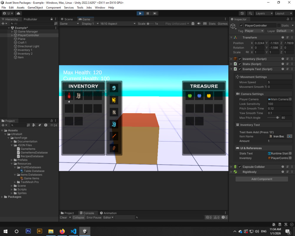 ItemForge - Advanced Inventory System