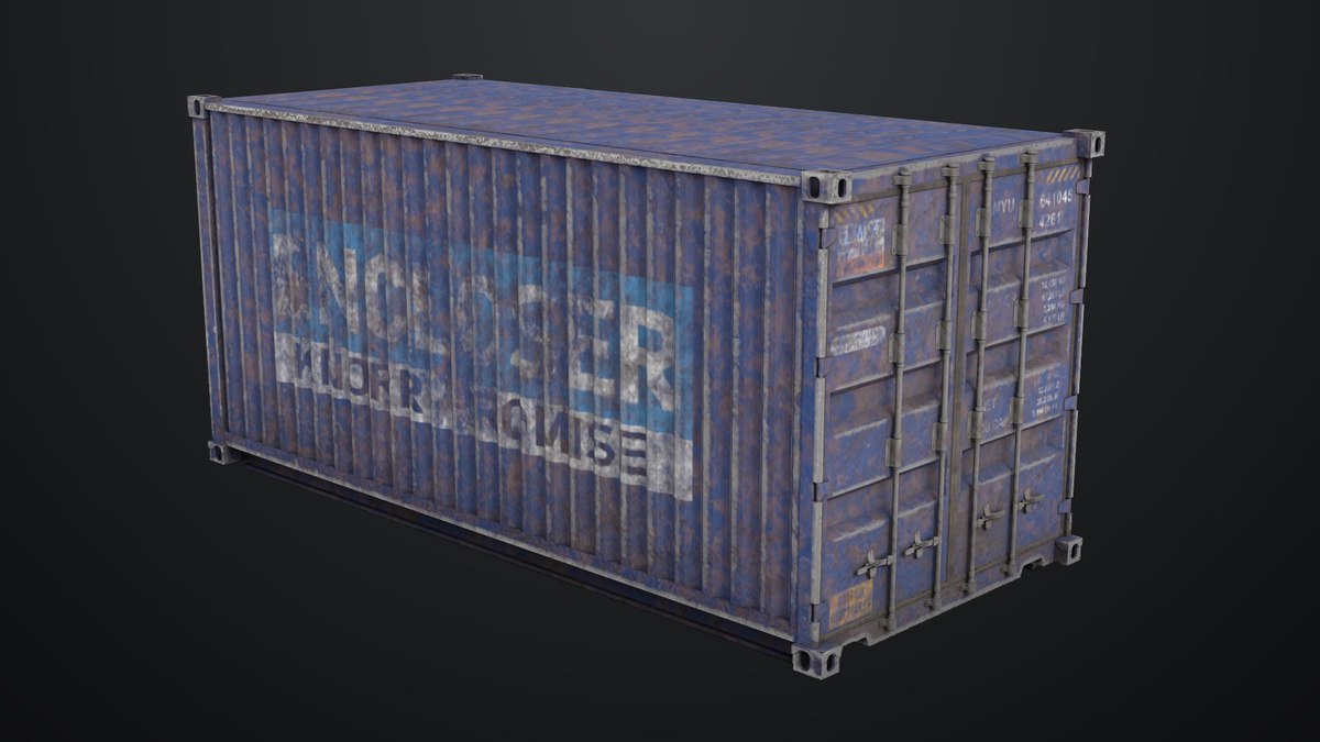 5 Cargo Dusty Container 20ft Single Mat