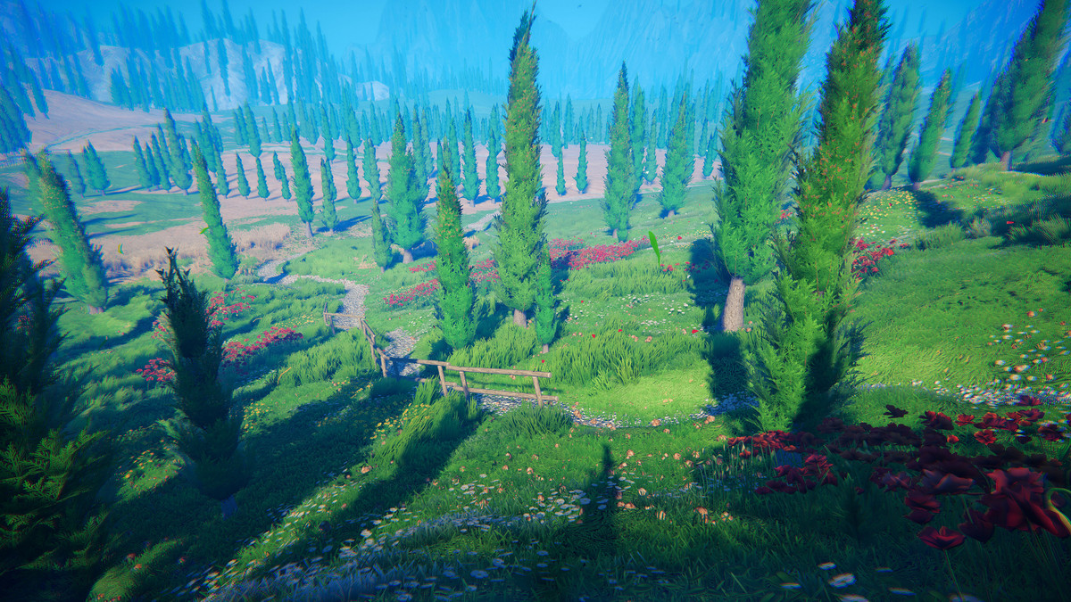 Stylized Cypress Valley