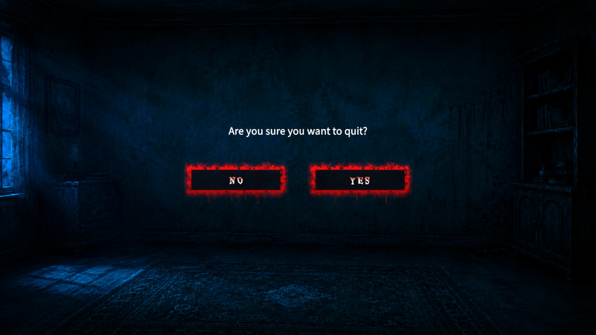 Dark/Horror Themed UI