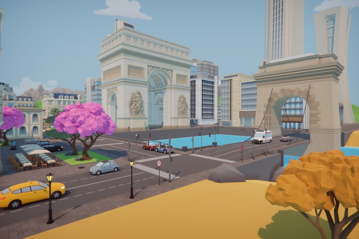 Low Poly Euro City