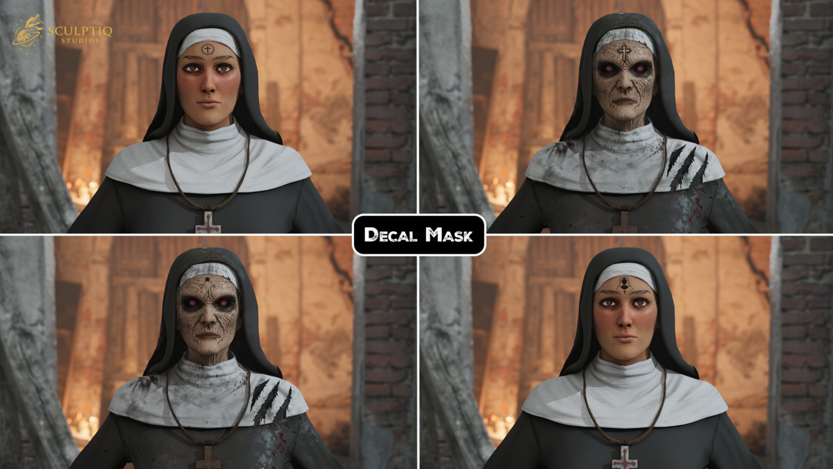 Nun / Possessed Nun - Dual Form Character