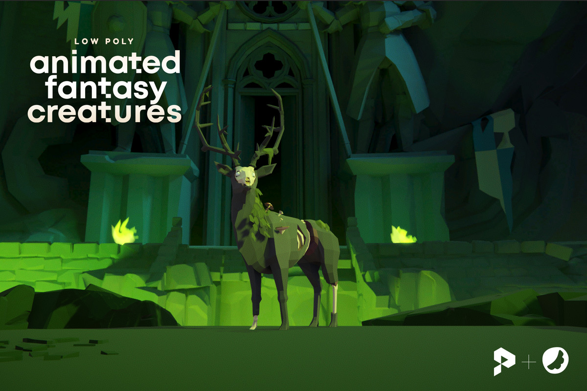 Low Poly Animated Fantasy Creatures