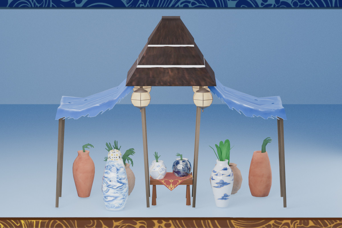 Paradise Jungle Market (3D)