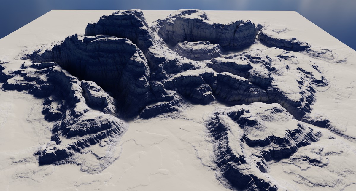 Terraced Canyon Shapes - StampIT!