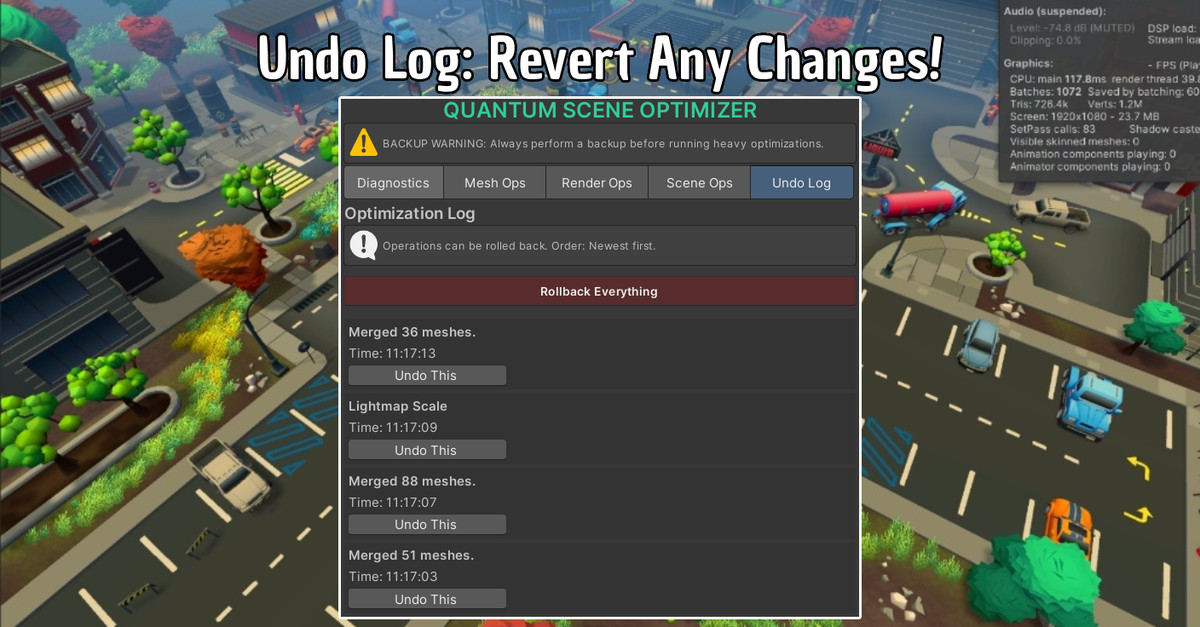 Quantum Scene Optimizer: High Performance Suite