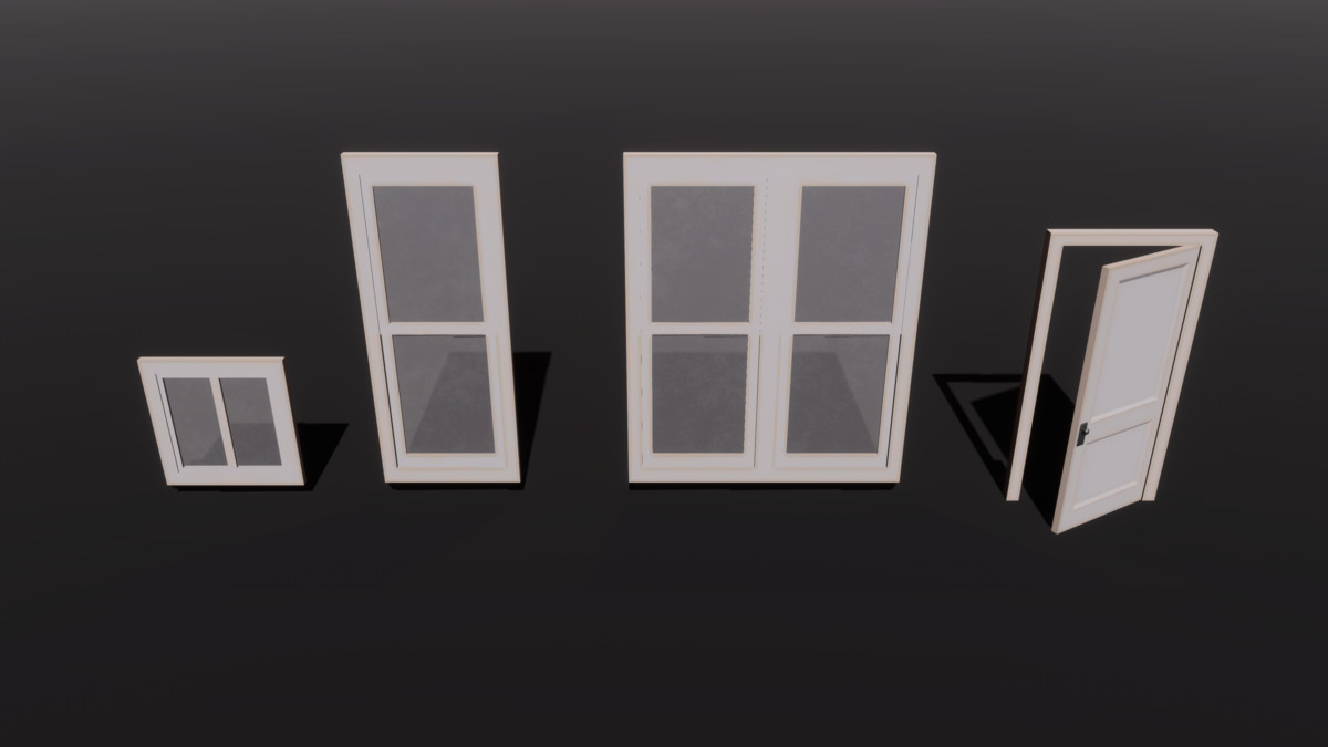 Stylized Modular Bedroom - PBR Interior Kit (URP/Built-In/HDRP)