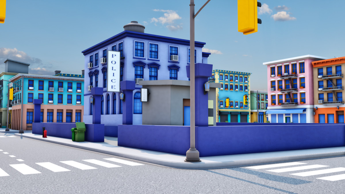 Modular Stylized Cartoon City Pack [Desktop & Mobile]