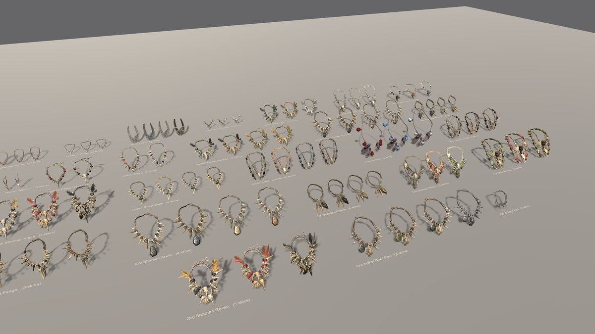 Fantasy Tribal Amulets Pack