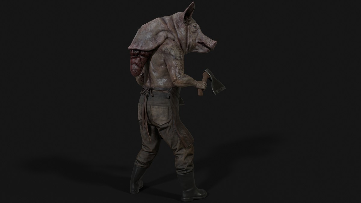 Pig-headed butcher