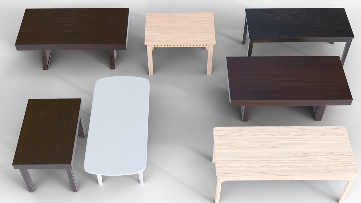 7 Wooden & Modern Table Pack 3